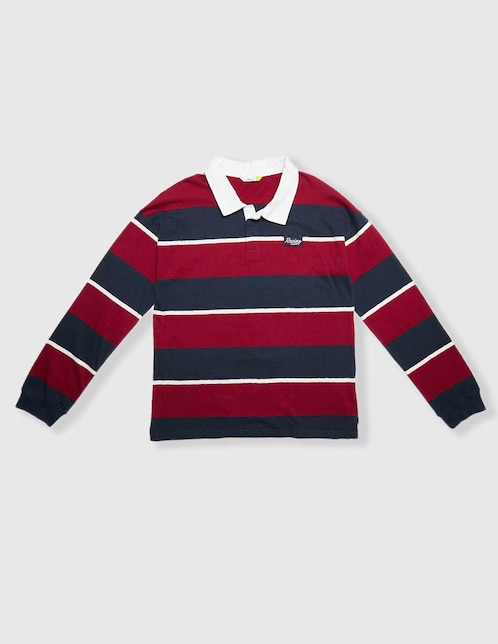 Playera tipo polo de algodón para niño 1