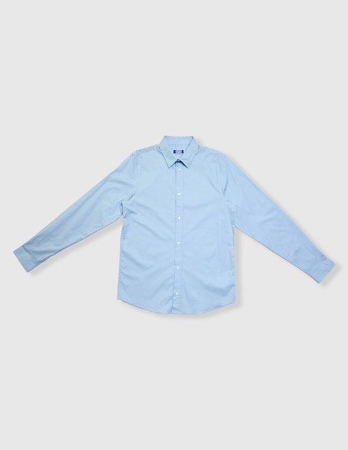 Camisa casual de algodón manga larga para niño