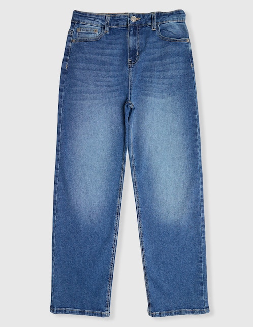 Jeans straight deslavado para niño 1