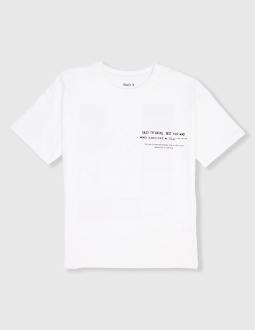 Playera That's It manga corta para niño