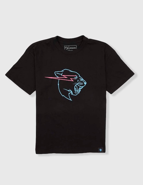 Playera Mr Beast manga corta para niño 1