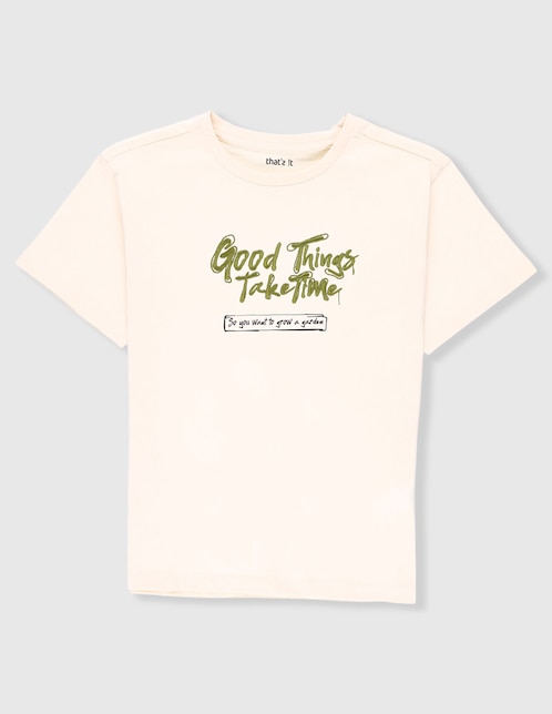 Playera That's It manga corta para niño