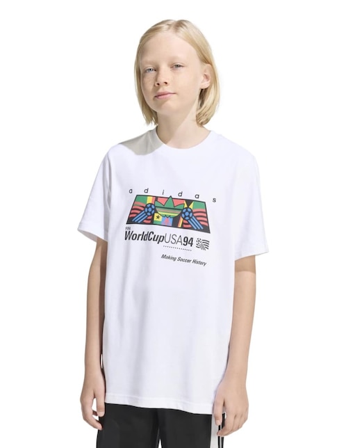 Playera Adidas Originals manga corta para niño