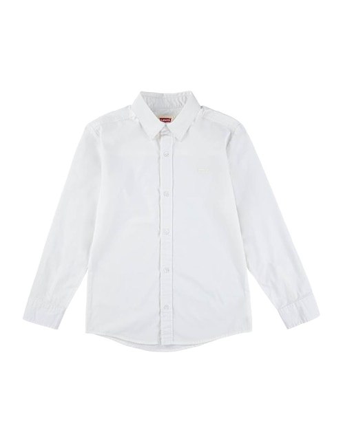 Camisa casual Levi's de algodón manga larga para niño