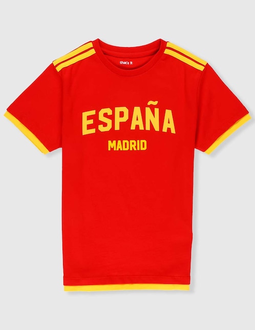 Playera España manga corta para niño 1