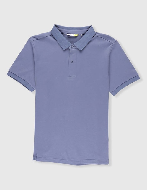 Playera tipo polo de algodón para niño 1