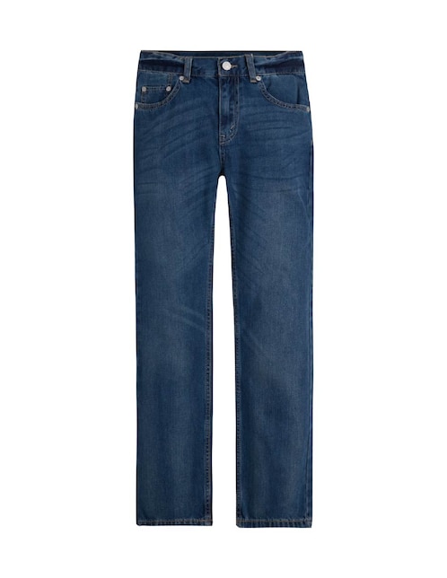 Jeans straight Levi's lavado medio para niño