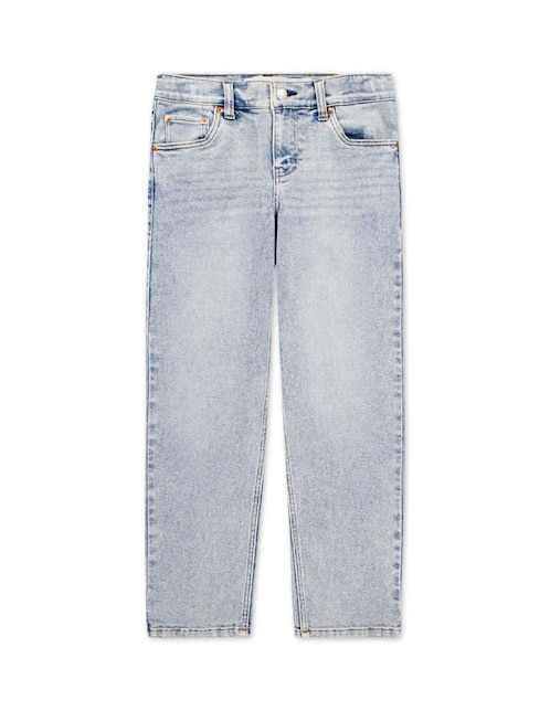Jeans relaxed straight Levi's lavado claro para niño