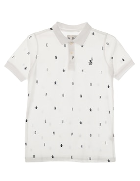 Playera Tipo Polo Original Penguin De Algodón Para Niño