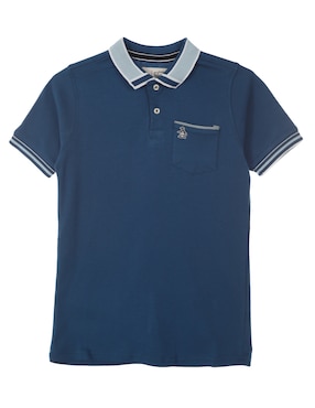 Playera Tipo Polo Original Penguin De Algodón Para Niño