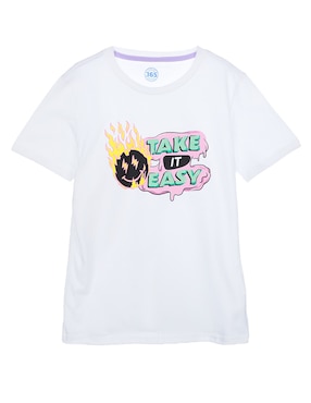 Playera 365 Essential manga corta para niño
