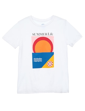 Playera 365 Essential manga corta para niño