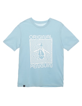 Playera Original Penguin Manga Corta Para Niño