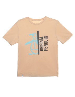 Playera Original Penguin Manga Corta Para Niño