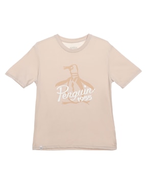 Playera Original Penguin Manga Corta Para Niño