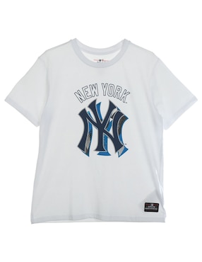 Playera MLB Manga Corta Para Niño