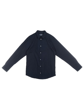 Camisa Casual Jack & Jones De Algodón Manga Larga Para Niño