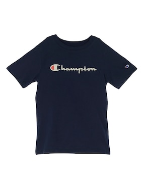 Playera Champion Script Tee Manga Corta Para Niño