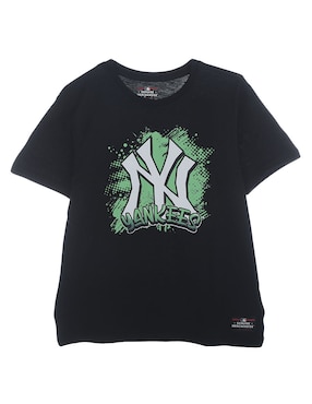 Playera MLB New York Yankees Manga Corta Para Niño