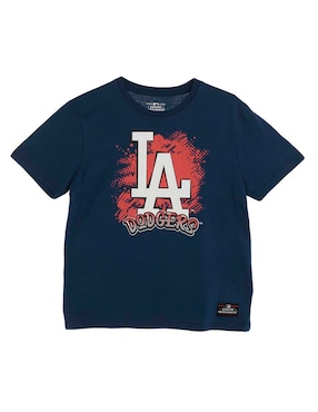 Playera MLB Manga Corta Para Niño