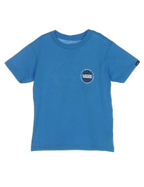 Playera Vans Manga Corta Para Niño