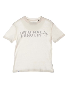 Playera Original Penguin Manga Corta Para Niño