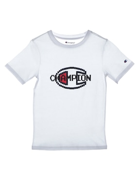 Playera Champion Manga Corta Para Niño