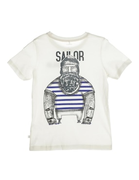 Playera Name It Sailor manga corta para niño