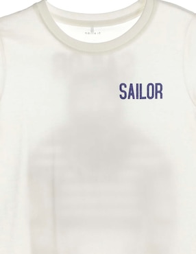 Playera Name It Sailor manga corta para niño
