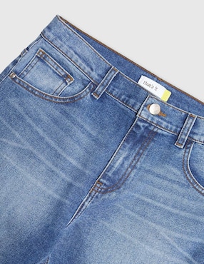 Jeans straight That's It deslavado para niña