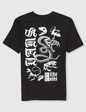 Playera Vans Bone Yard Ss manga corta para preescolar niño