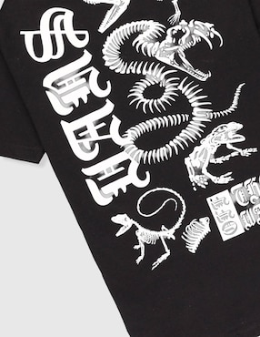 Playera Vans Bone Yard Ss manga corta para preescolar niño