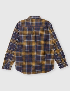 Camisa casual Vans Otis Is woven de algodón
manga larga para niño