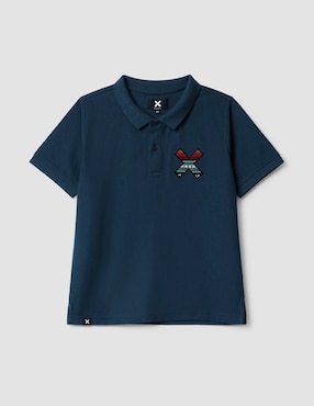 Playera tipo polo Blue Banana Classic Kids de algodón para niño