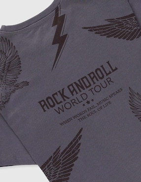 Playera That's It Rock And Roll World Tour manga corta para niño
