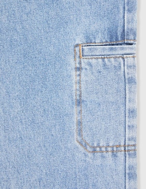 Jeans straight That's It lavado desgastado para niño