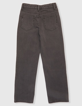 Jeans straight That's It lavado obscuro para niño