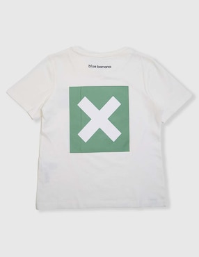 Playera Blue Banana manga corta para niño