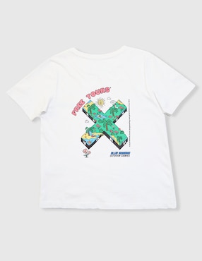 Playera Blue Banana manga corta para niño