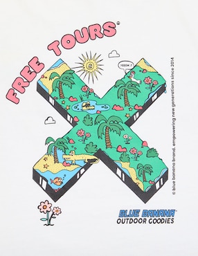 Playera Blue Banana manga corta para niño