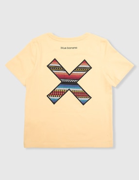 Playera Blue Banana manga corta para niño