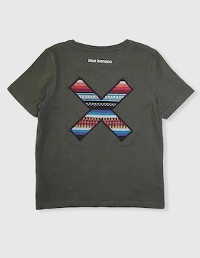 Playera Blue Banana manga corta para niño