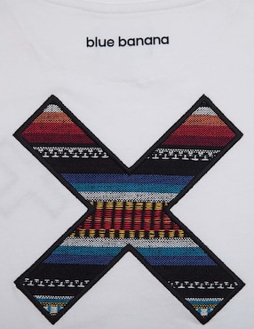 Playera Blue Banana manga corta para niño