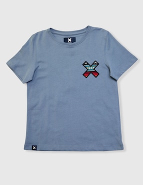 Playera Blue Banana manga corta para niño