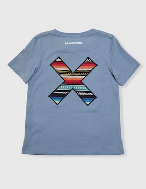 Playera Blue Banana manga corta para niño
