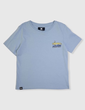Playera Blue Banana manga corta para niño