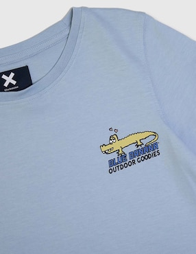 Playera Blue Banana manga corta para niño