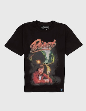 Playera Mr Beast Mr. Beast manga corta para niño