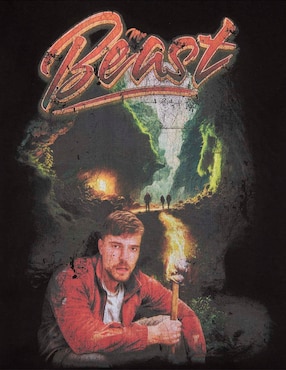 Playera Mr Beast Mr. Beast manga corta para niño