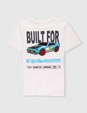 Playera That's It Hot Wheels manga corta para niño